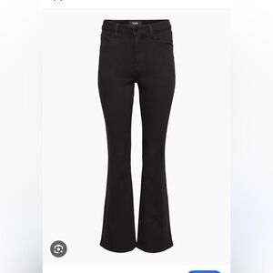 Aritzia TEN Black Flare Jeans